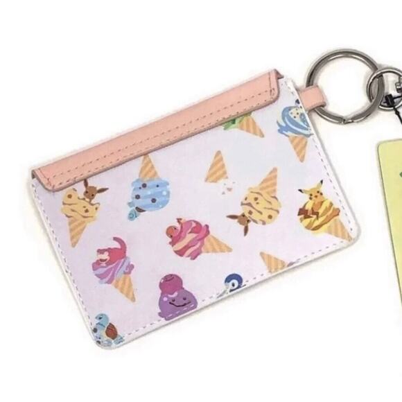 Loungefly Pokemon Ice Cream Mini Backpack Card Holder Wallet Set NWT main image 5